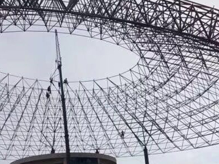 大庆篮球馆球形网架厂家价格